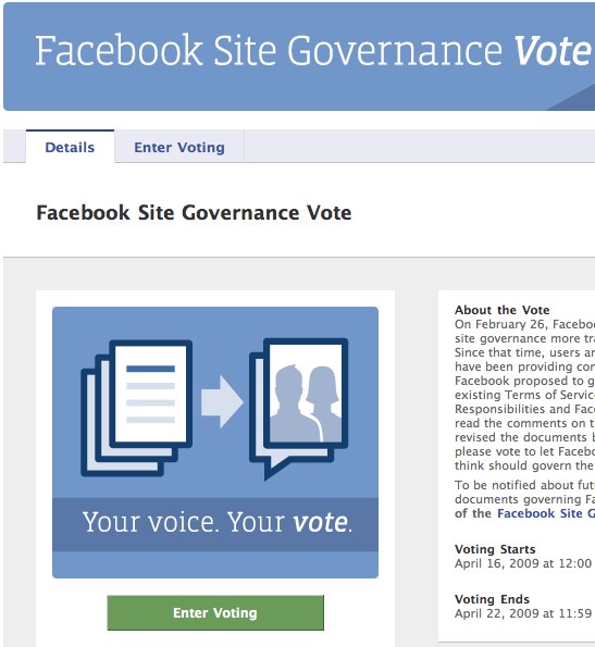vote facebook